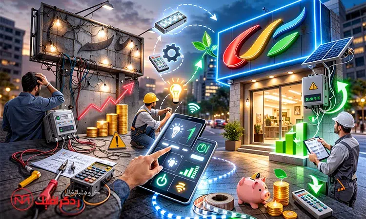 چالش ها و راهکارهای پیاده سازی فناوری LED هوشمند در تابلوهای تبلیغاتی